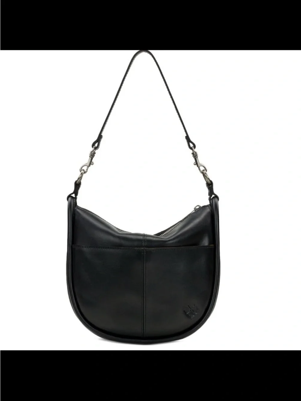 NWT Patricia Nash calanna hobo medium bag black leather